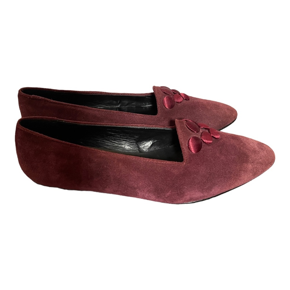 Nuovo Nicar Creazioni Suede Shoes NEW Size 8B flats loafers - Picture 7 of 10
